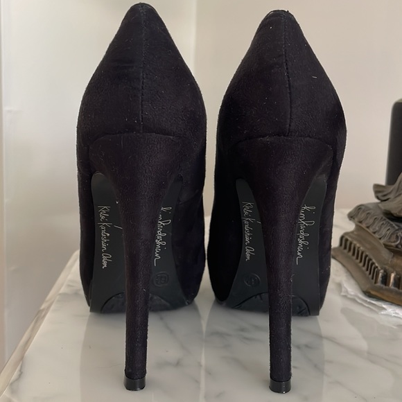 Kardashian kollection black heels NWOT - Picture 4 of 10